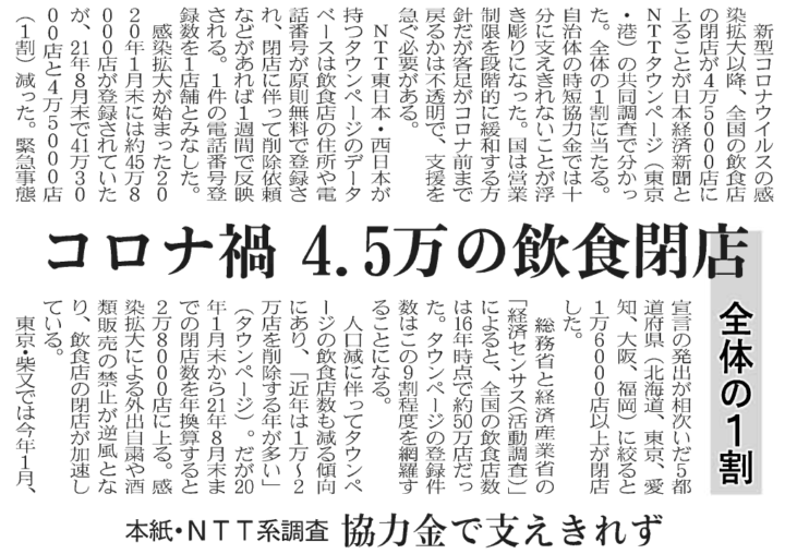 2021.10.17　媒体掲載（日経新聞）の画像